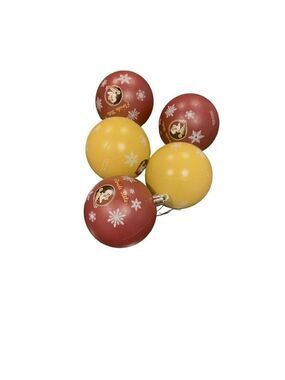 Florida State University FSU Snowflake Christmas Ornament set of 5